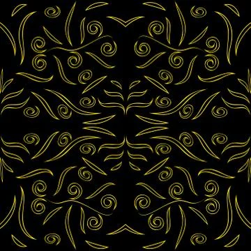 Abstract seamless colorful pattern exotic shapes backgrounds Stock Illustration