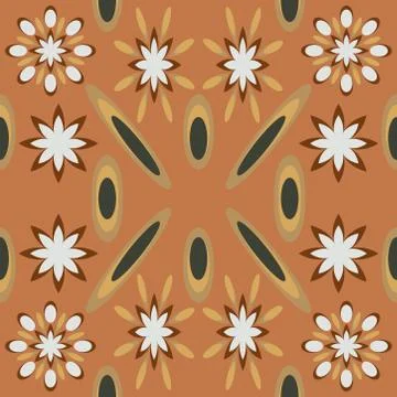 Abstract seamless colorful pattern exotic shapes backgrounds Stock Illustration