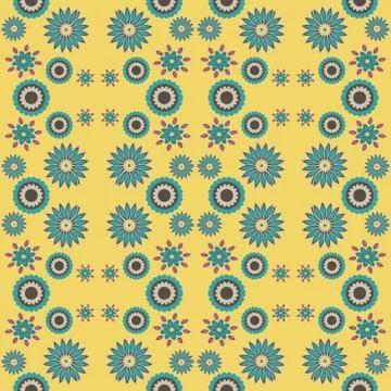 Abstract seamless colorful pattern exotic shapes backgrounds Stock Illustration