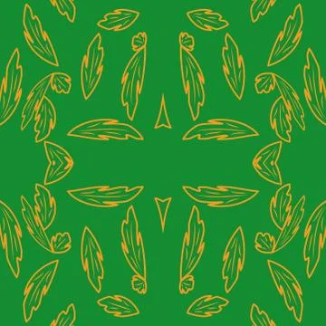 Abstract seamless colorful pattern exotic shapes backgrounds Stock Illustration