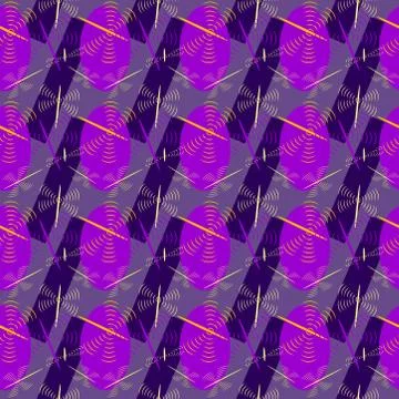 Abstract seamless colourful pattern exotic shapes backgrounds Stock Illustration