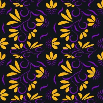 Abstract seamless colourful pattern exotic shapes backgrounds Illustrazione stock