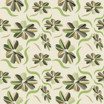 Abstract seamless colourful pattern exotic shapes backgrounds Stock Illustration