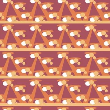 Abstract seamless colourful pattern geometric backgrounds vector design Stock Illustration