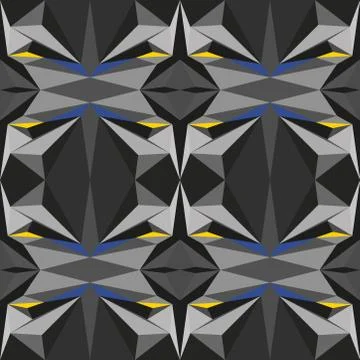 Abstract seamless colourful pattern geometric backgrounds vector design Illustrazione stock