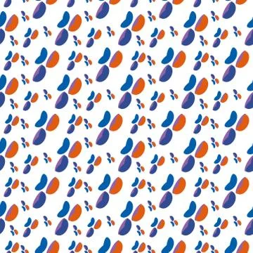 Abstract seamless colourful pattern geometric backgrounds vector design Stock Illustration