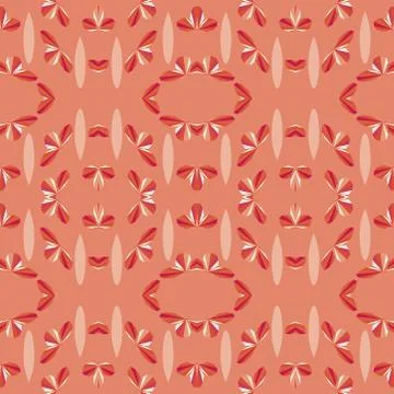 Abstract seamless colourful pattern geometric backgrounds vector design Stock Illustration