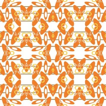 Abstract seamless colourful pattern geometric backgrounds vector design Stock Illustration