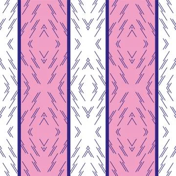 Abstract seamless colourful pattern geometric backgrounds vector design Stock Illustration