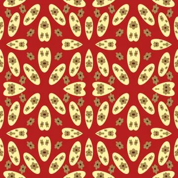 Abstract seamless colourful pattern geometric backgrounds vector design Stock Illustration