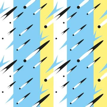 Abstract seamless colourful pattern geometric backgrounds vector design Stock Illustration