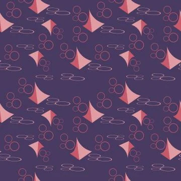 Abstract seamless colourful pattern geometric backgrounds vector design Stock Illustration