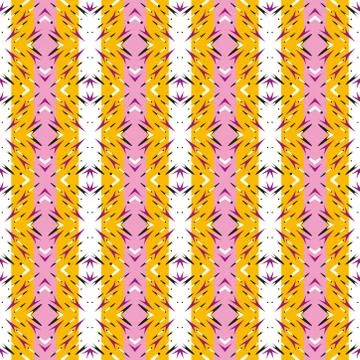 Abstract seamless colourful pattern geometric backgrounds vector design Stock Illustration