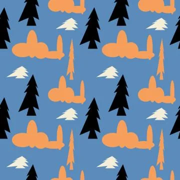 Abstract seamless colourful pattern geometric backgrounds vector design Stock Illustration