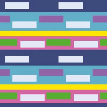 Abstract seamless colourful pattern geometric backgrounds vector design Stock Illustration