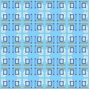 Abstract seamless colourful pattern geometric backgrounds vector design Stock Illustration