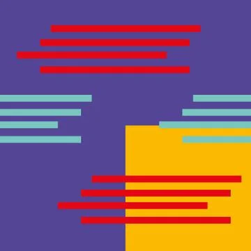 Abstract seamless colourful pattern geometric backgrounds vector design Stock Illustration