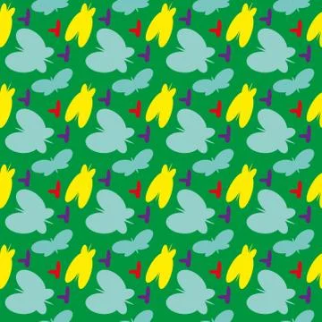 Abstract seamless colourful pattern geometric backgrounds vector design Stock Illustration