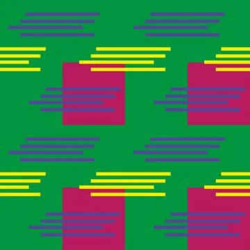 Abstract seamless colourful pattern geometric backgrounds vector design Stock Illustration