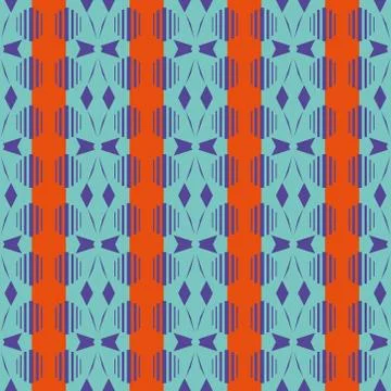 Abstract seamless colourful pattern geometric backgrounds vector design Stock Illustration