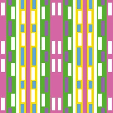 Abstract seamless colourful pattern geometric backgrounds vector design Stock Illustration