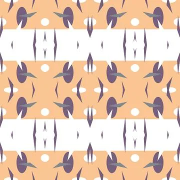 Abstract seamless colourful pattern geometric backgrounds vector design Stock Illustration