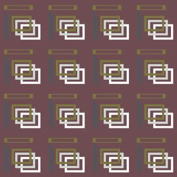 Abstract seamless colourful pattern geometric backgrounds vector design Stock Illustration