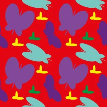 Abstract seamless colourful pattern geometric backgrounds vector design Stock Illustration