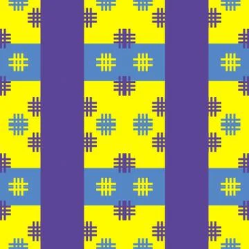 Abstract seamless colourful pattern geometric backgrounds vector design Stock Illustration