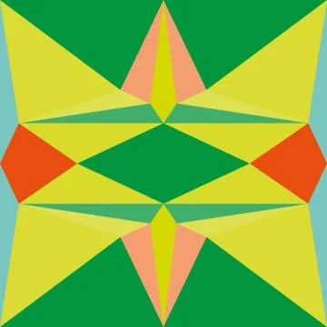 Abstract seamless colourful pattern geometric backgrounds vector design Stock Illustration