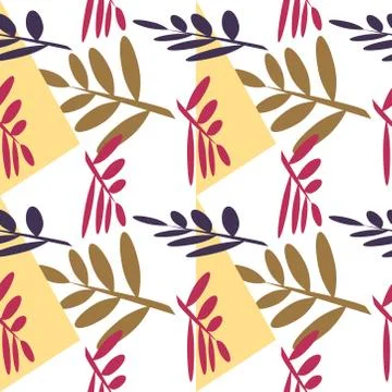 Abstract seamless colourful pattern geometric backgrounds vector design Stock Illustration