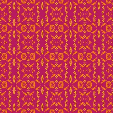 Abstract seamless colourful pattern geometric backgrounds vector design Stock Illustration