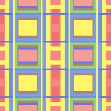 Abstract seamless colourful pattern geometric backgrounds vector design Stock Illustration