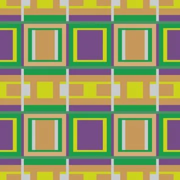 Abstract seamless colourful pattern geometric backgrounds vector design Stock Illustration