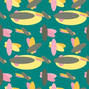 Abstract seamless colourful pattern geometric backgrounds vector design Stock Illustration