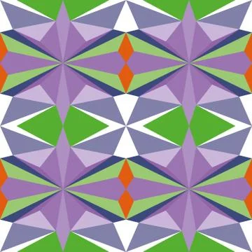 Abstract seamless colourful pattern geometric backgrounds vector design Stock Illustration