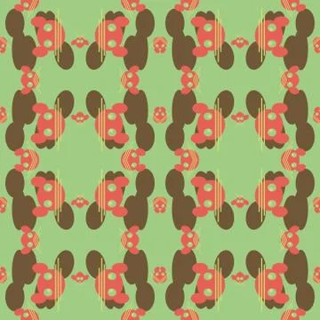 Abstract seamless colourful pattern geometric backgrounds vector design Stock Illustration