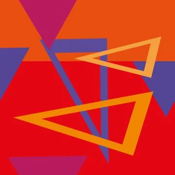 Abstract seamless colourful pattern geometric backgrounds vector design Stock Illustration