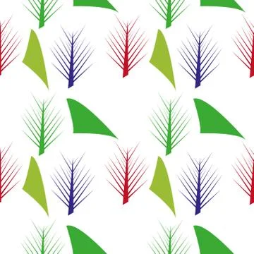 Abstract seamless colourful pattern geometric backgrounds vector design Stock Illustration