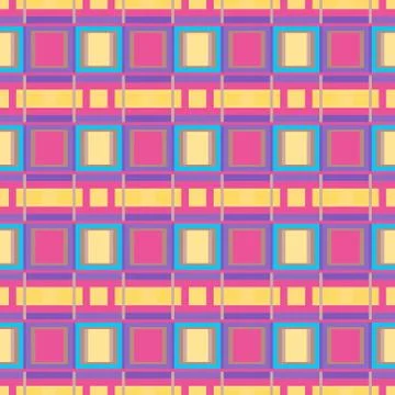 Abstract seamless colourful pattern geometric backgrounds vector design Stock Illustration