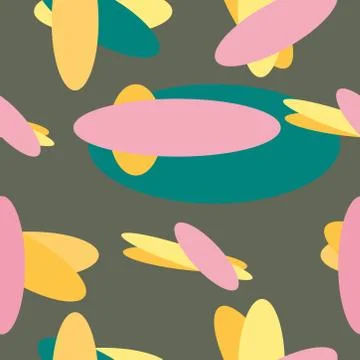 Abstract seamless colourful pattern geometric backgrounds vector design Stock Illustration