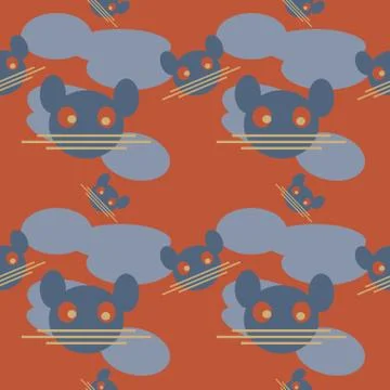 Abstract seamless colourful pattern geometric backgrounds vector design Stock Illustration