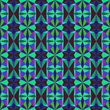 Abstract seamless colourful pattern geometric backgrounds vector design Stock Illustration