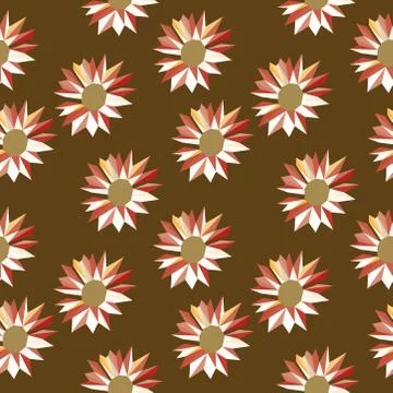 Abstract seamless colourful pattern geometric backgrounds vector design Stock Illustration