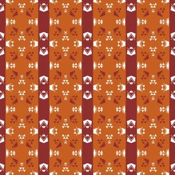 Abstract seamless colourful pattern geometric backgrounds vector design Stock Illustration