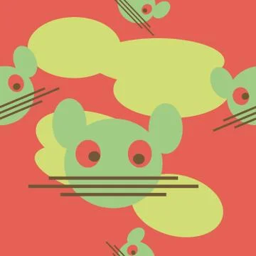 Abstract seamless colourful pattern geometric backgrounds vector design Stock Illustration