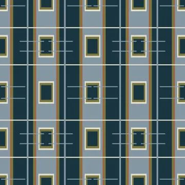 Abstract seamless colourful pattern geometric backgrounds vector design Stock Illustration