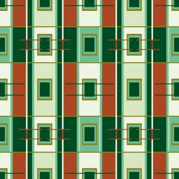 Abstract seamless colourful pattern geometric backgrounds vector design Stock Illustration