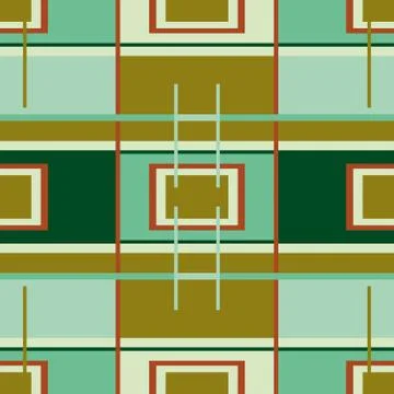 Abstract seamless colourful pattern geometric backgrounds vector design Stock Illustration