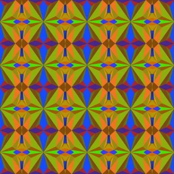 Abstract seamless colourful pattern geometric backgrounds vector design Stock Illustration